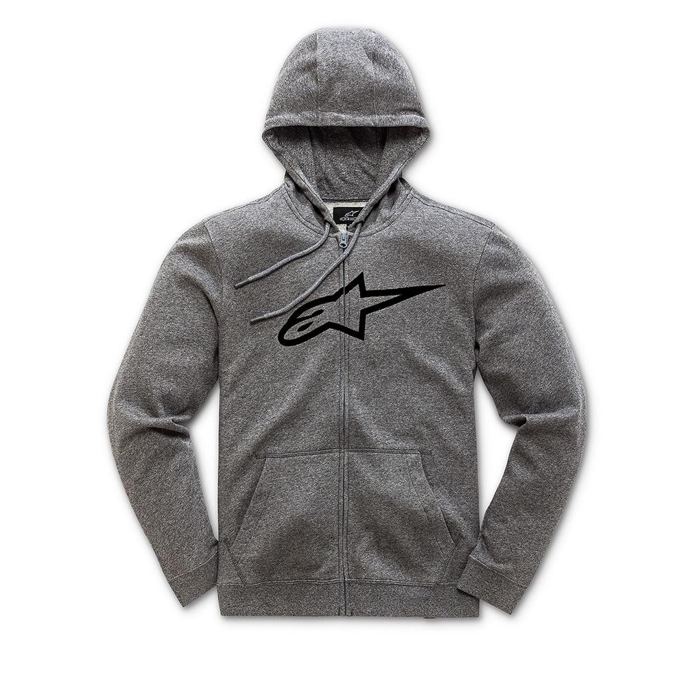 ALPINESTARS AGELESS LI FLEECE MEN'S MOTORCYCLE MOTORBIKE HOODIE ZIPUP HOODIE-Win Impex Moto