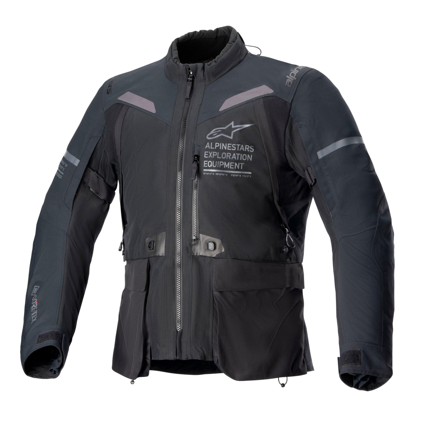 Alpinestars ST-7 2L Gore-Tex Jacket Black Dark Grey-Win Impex Moto
