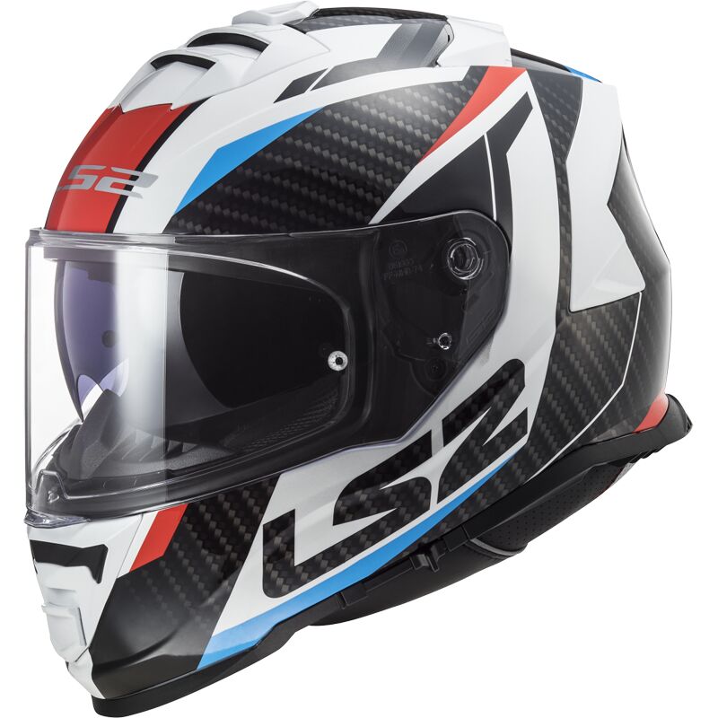 LS2 FF800 Storm II Racer Full Face Motorbike Helmet Red Blue-Win Impex Moto