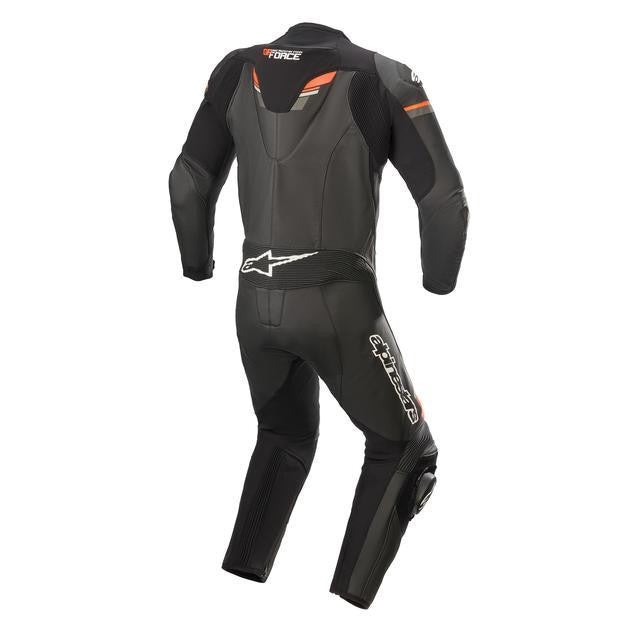 Alpinestars GP Force Chaser Leather Suit 2 Pc Black Black-Win Impex Moto