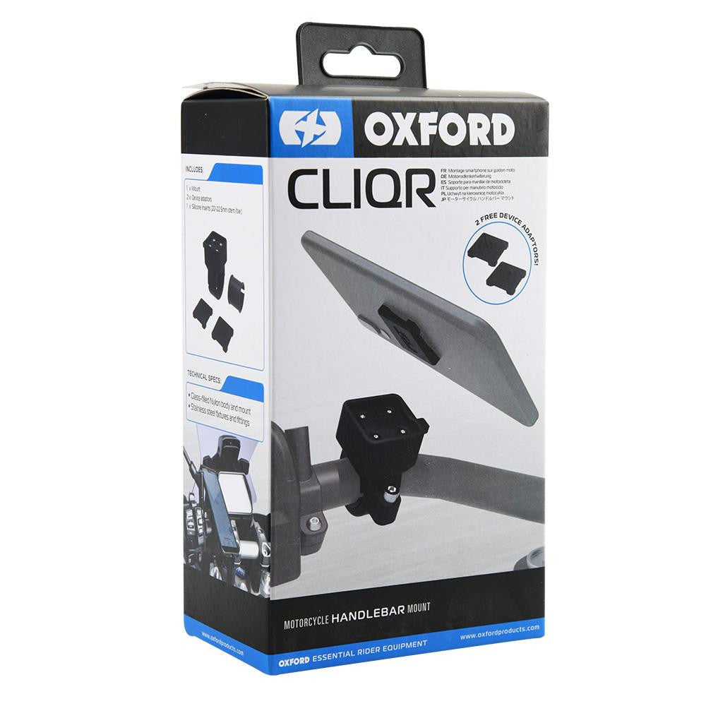 Oxford CLIQR Motorcycle handlebar mount-Win Impex Moto