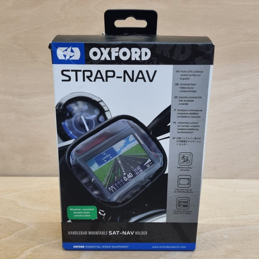 Oxford Motorcycle Motorbike Strap-Nav Sat Nav Holder-Win Impex Moto