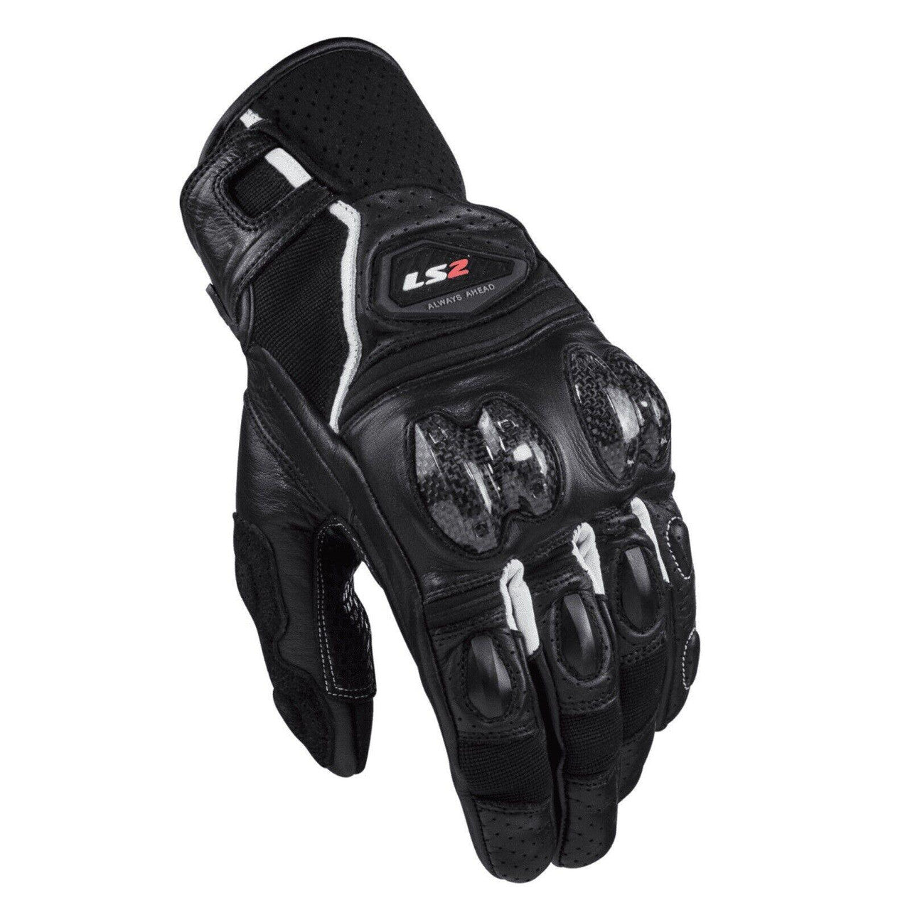 LS2 SPARK 2 LEATHER MEN MOTORBIKE GLOVES-Win Impex Moto