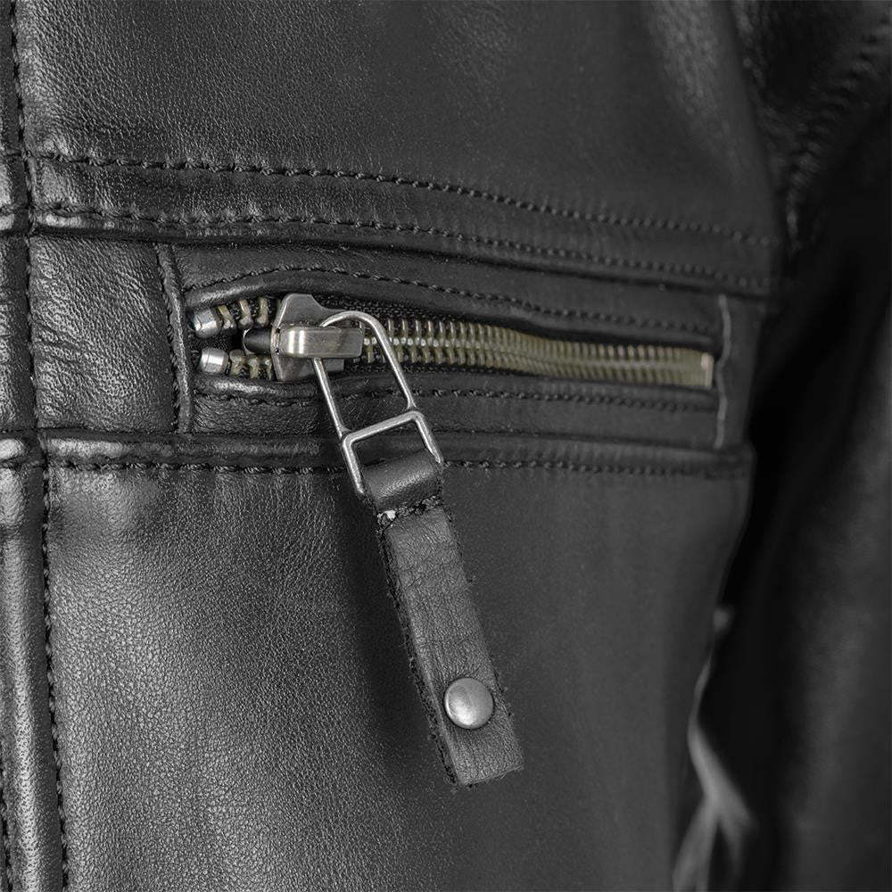 Oxford Route 73 2.0 MS Classic Leather Jacket – Premium Motorcycle Gear-Win Impex Moto