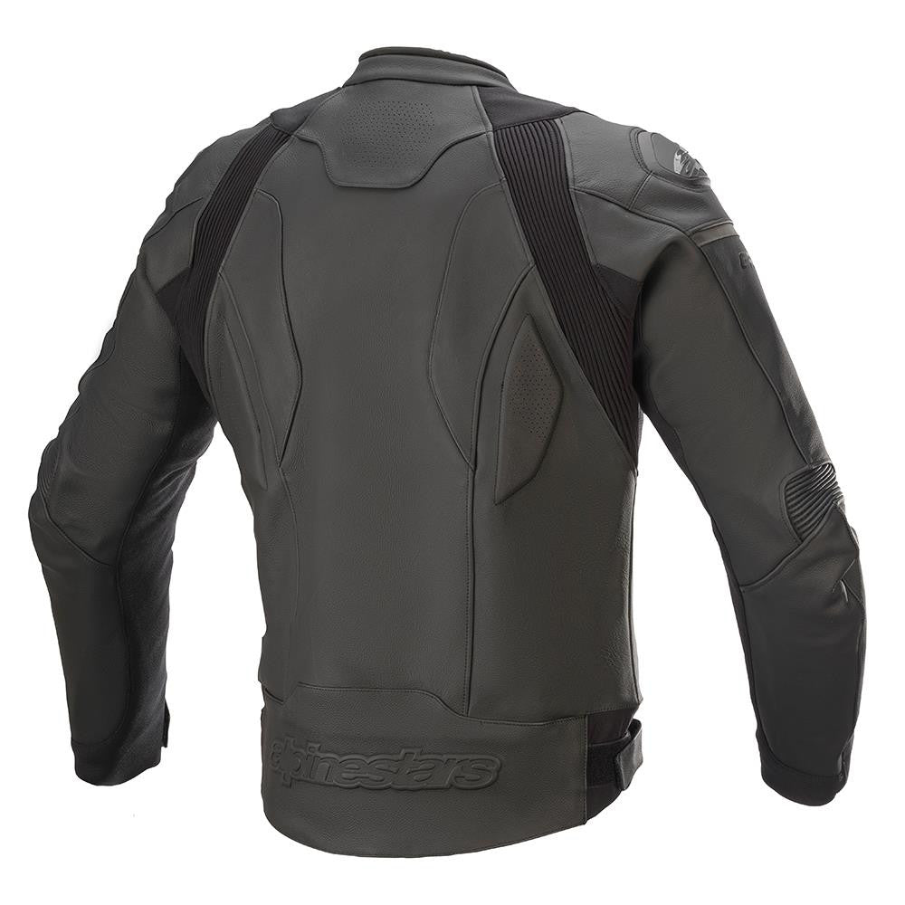 Alpinestars GP Plus R v3 Motorbike Leather Jacket Black Black-Win Impex Moto