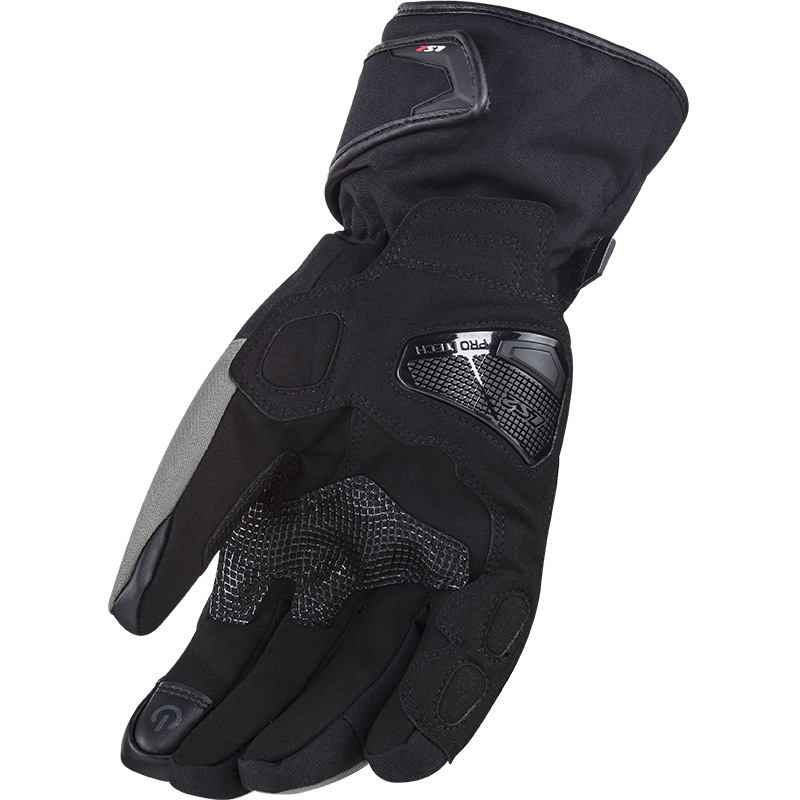 LS2 Snow Man Waterproof Textile Touring Motorbike Gloves-Win Impex Moto