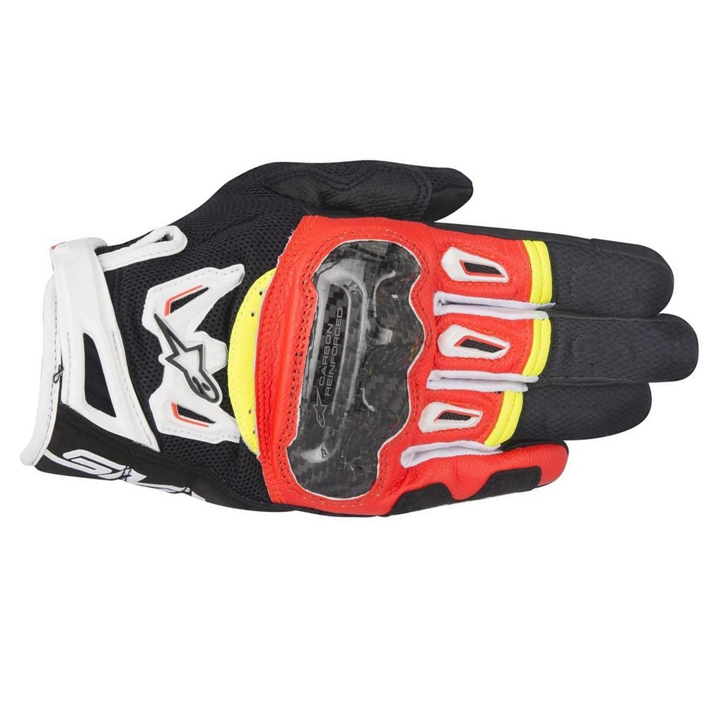 Alpinestars SMX-2 Air Carbon v2 Motorbike Gloves-Win Impex Moto