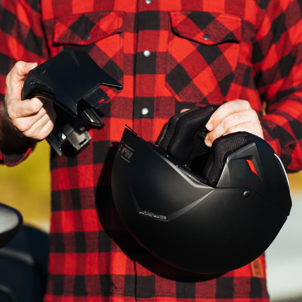 HJC I20 Open Face Helmet Matt Black-Win Impex Moto