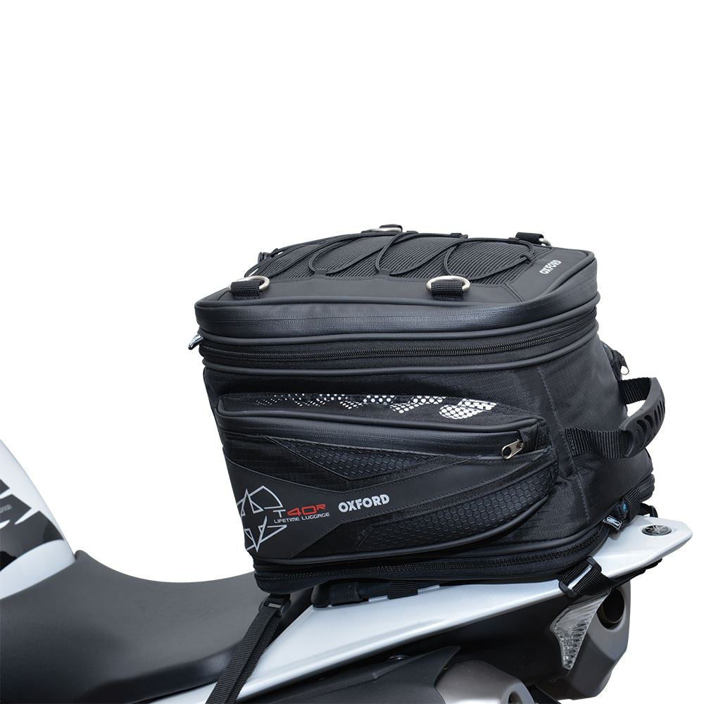 Oxford Motorcycle Rucksack Bag Luggage Tail Pack Convertible To Backpack-Win Impex Moto