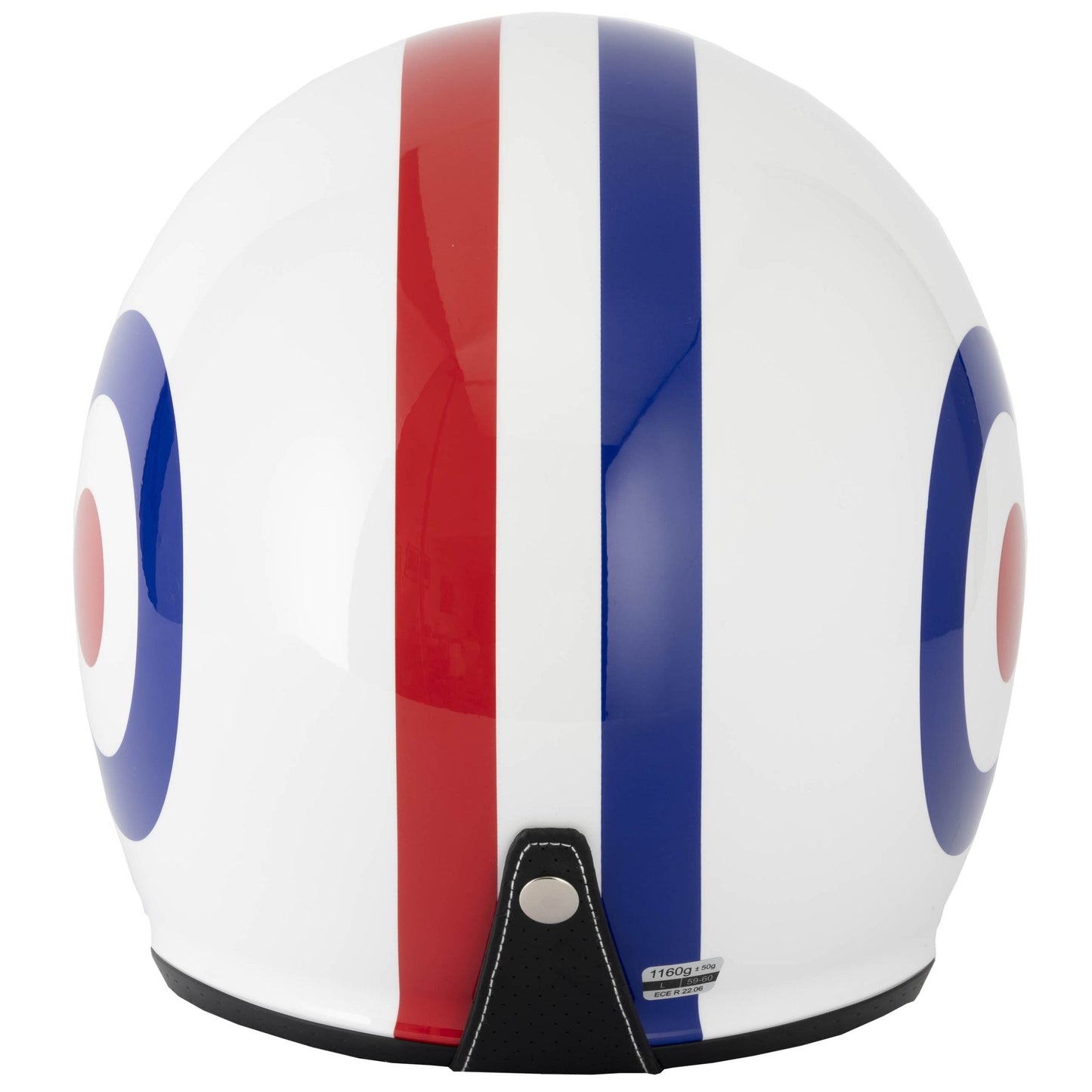 Vcan H589 Black Jack Motorbike Open Face Helmet-Win Impex Moto