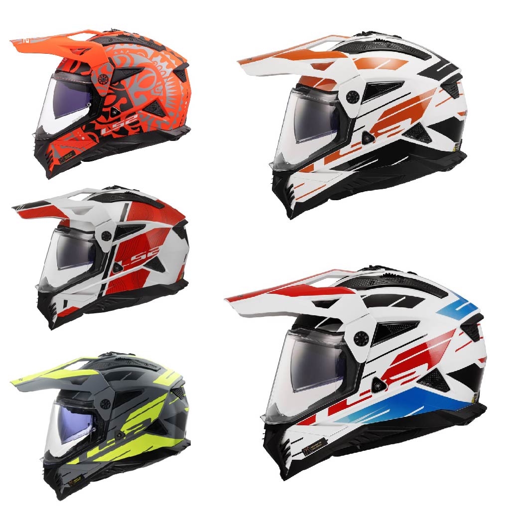 LS2 MX702 Pioneer II Off Road Adventure Helmet-Win Impex Moto