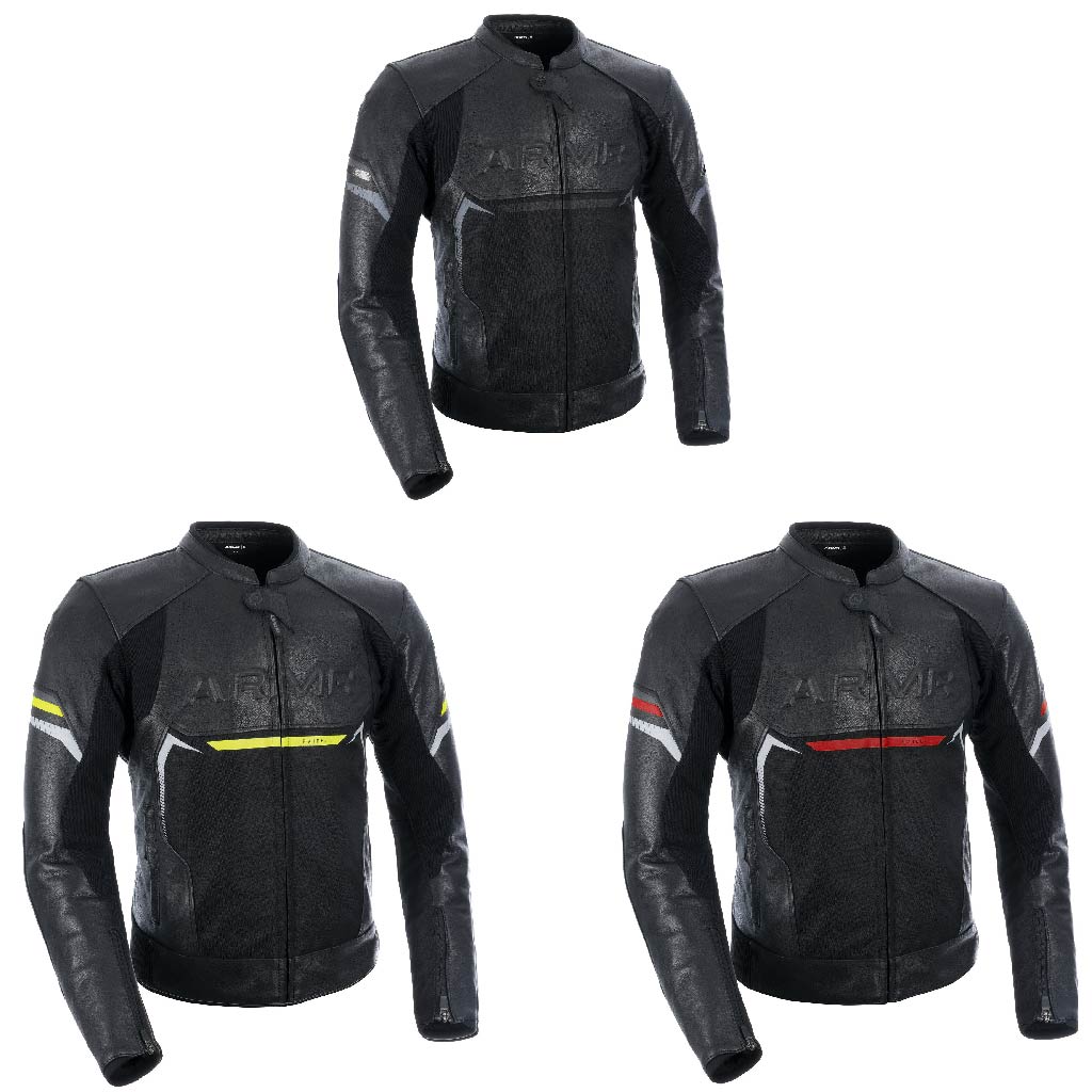 ARMR Raiden 3.0 Multi-Season Leather Jacket-Win Impex Moto
