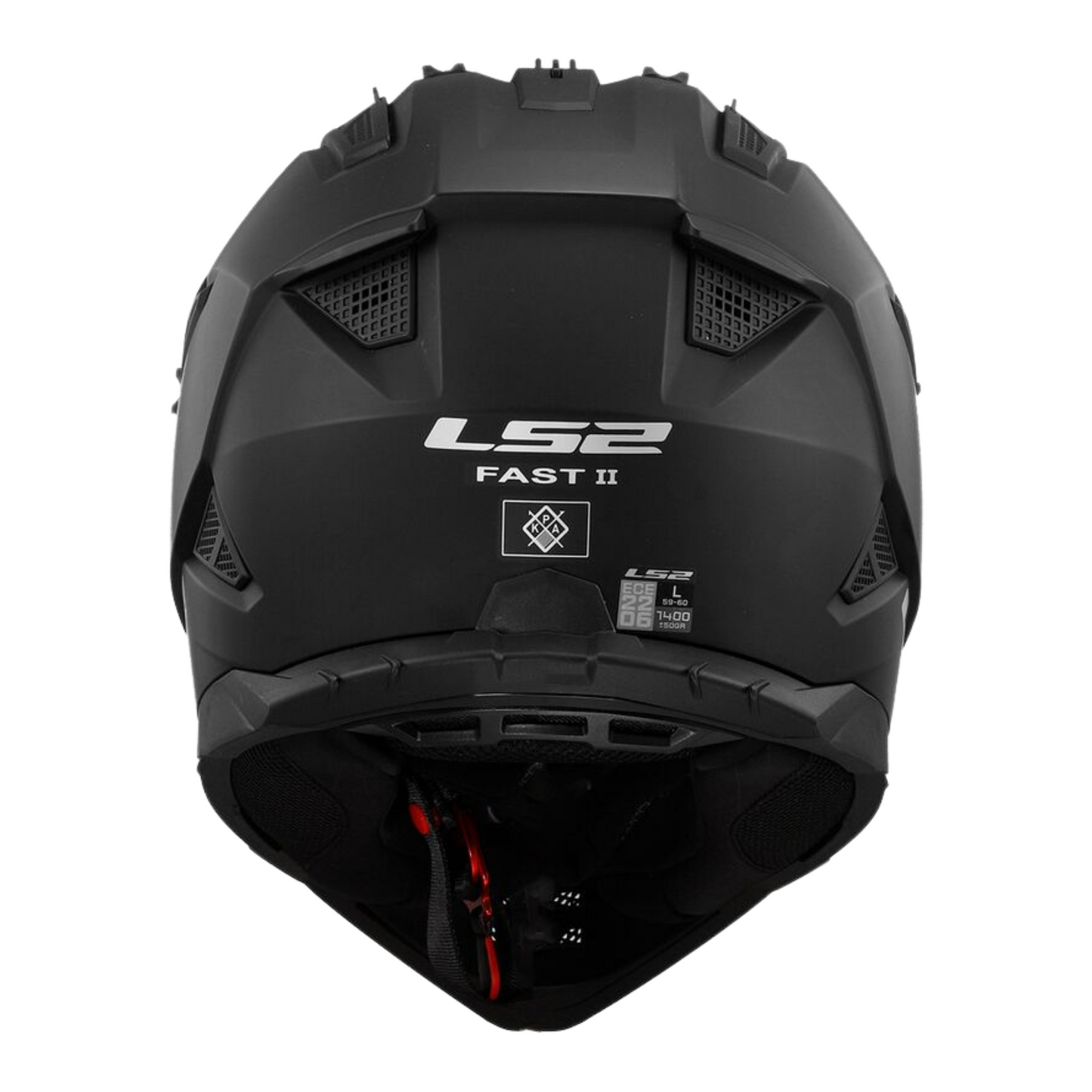 LS2 MX708 Fast II Solid Matt Black Helmet-Win Impex Moto