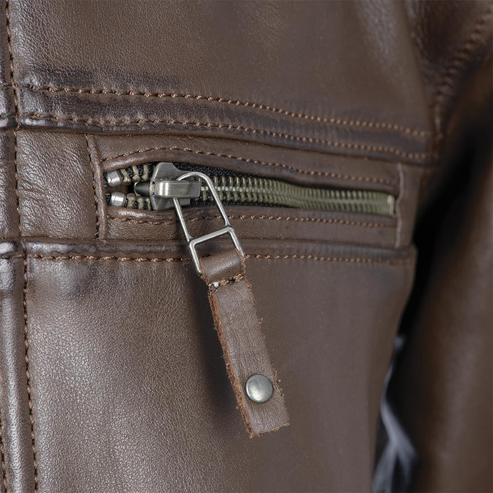 Oxford Route 73 2.0 MS Classic Leather Jacket – Premium Motorcycle Gear-Win Impex Moto