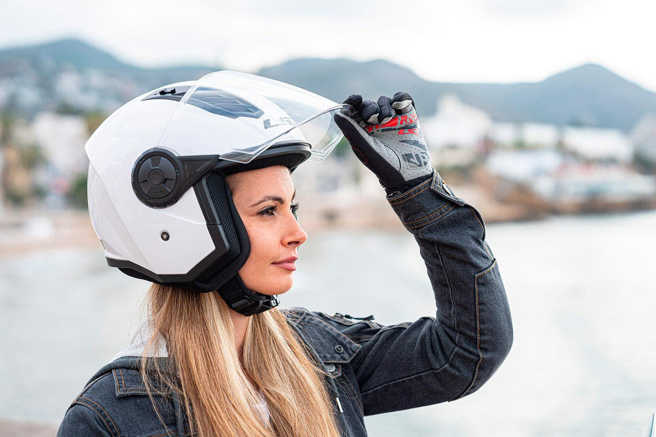 LS2 OF616 Airflow II Open Face Scooter Motorbike Helmet Crash Jet-Win Impex Moto