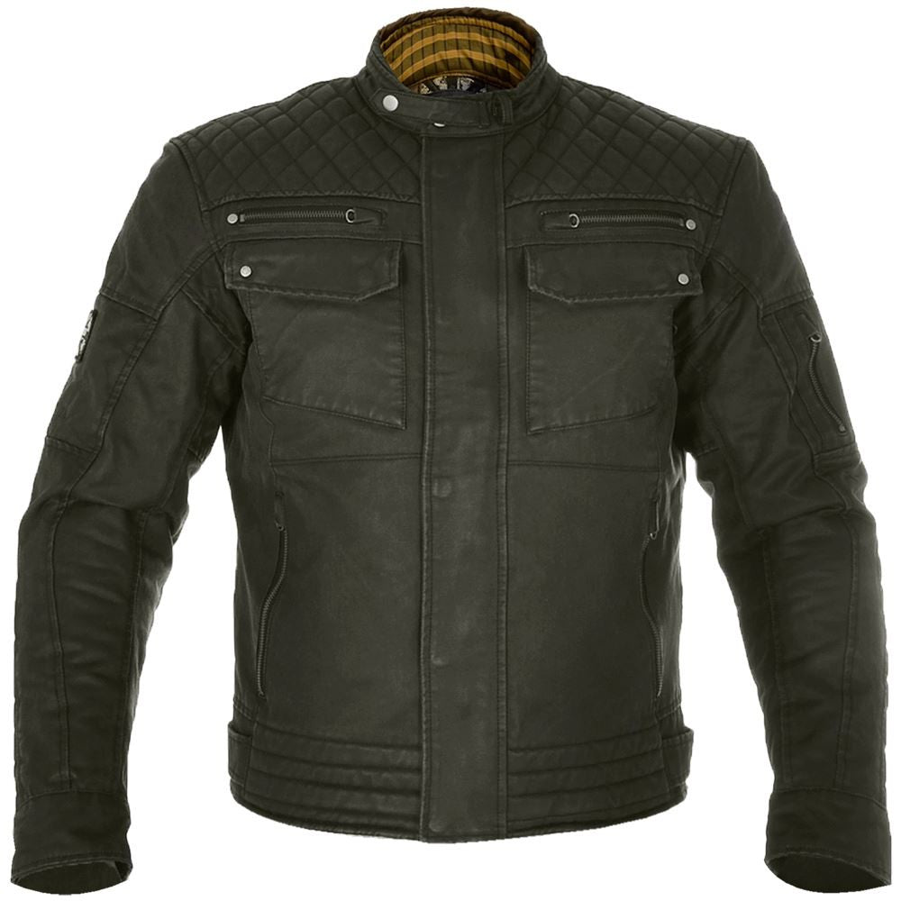 Oxford Hardy Wax Classically Styled Motorcycle Touring Jacket-Win Impex Moto