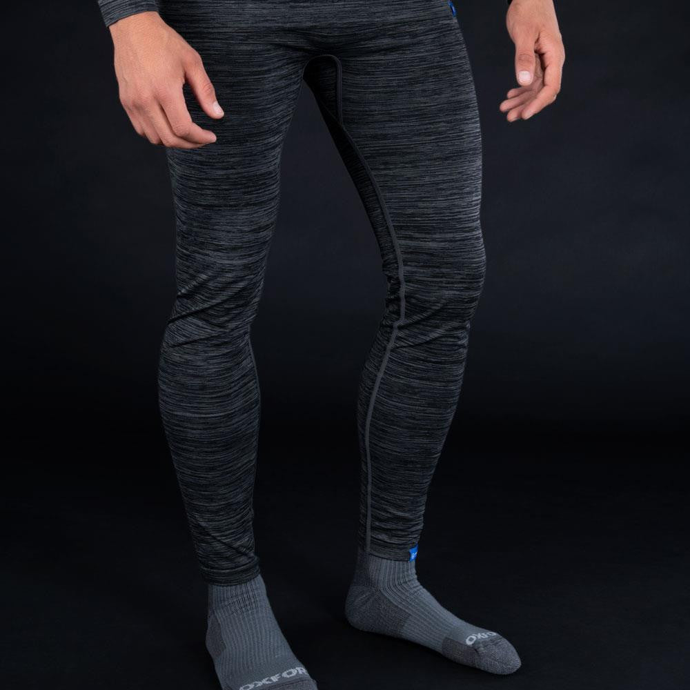 Oxford Men's Motorcycle Advanced Base Layer Pants - (Charcoal Marl)-Win Impex Moto