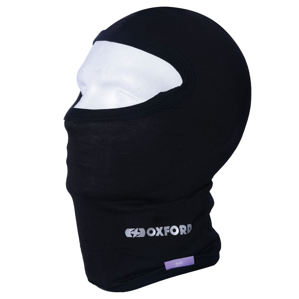 Oxford Deluxe Balaclava Silk Black For Motorcycle-Win Impex Moto