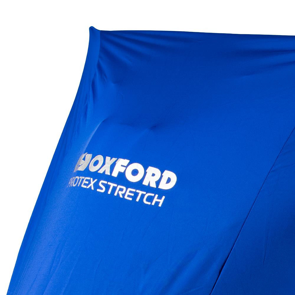 Oxford Protex Stretch Indoor Cover | S | Blue | Premium Bike Protection-Win Impex Moto
