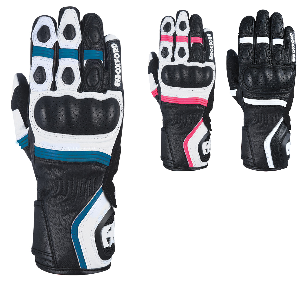 Oxford RP-5 2.0 Women's Leather Motorcycle Gloves | Premium Protection, Comfort & Grip for Riders-Win Impex Moto