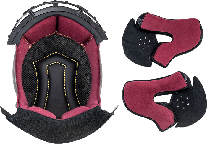 LS2 FF313 Liner Replacement Interior Padding For LS2 FF313 Valiant Helmet-Win Impex Moto
