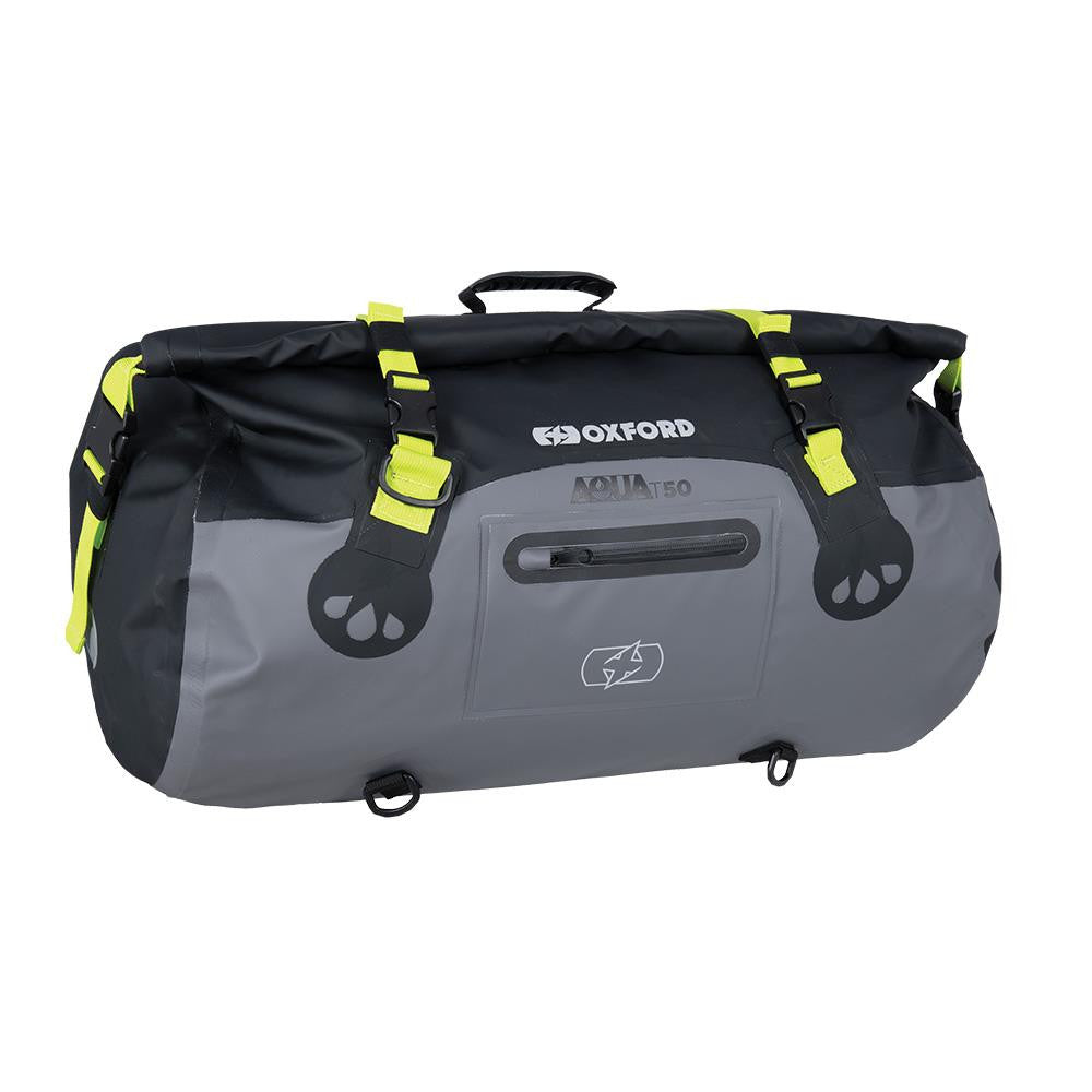 Oxford Aqua T-50 Waterproof Motorbike Roll Bag-Win Impex Moto