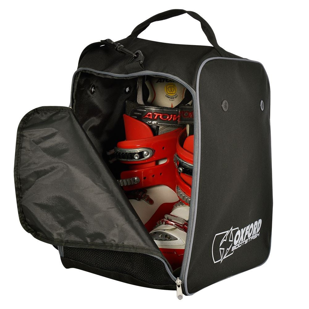 Oxford OL263 Bootstash Deluxe Helmet bag Black/Grey-Win Impex Moto