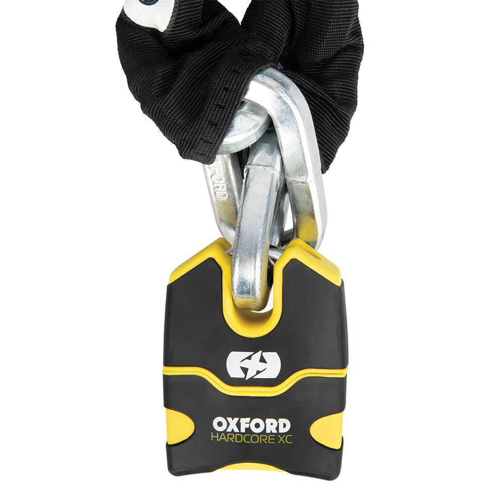 Oxford Hardcore XC13 Security Chain lock 13mm Sq x 2.0m-Win Impex Moto