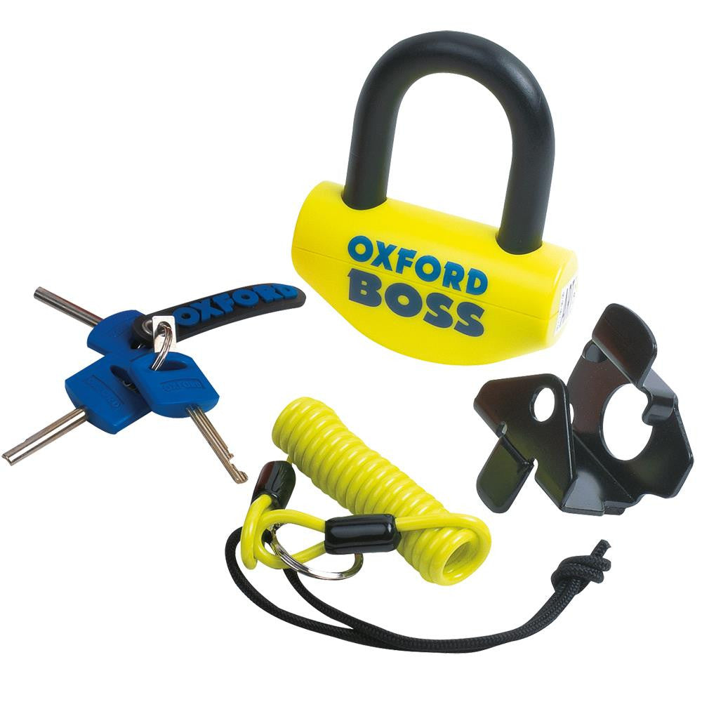 Oxford Big Boss 16mm shackle Motorcycle Motorbike Disc lock-Win Impex Moto