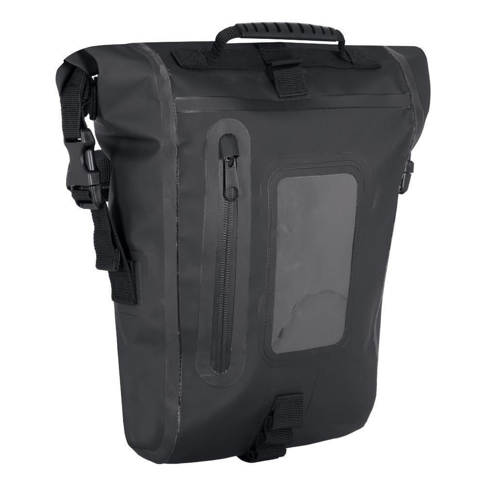Oxford Aqua M8 waterproof Roll Top Motorcycle Tank Bag Black-Win Impex Moto