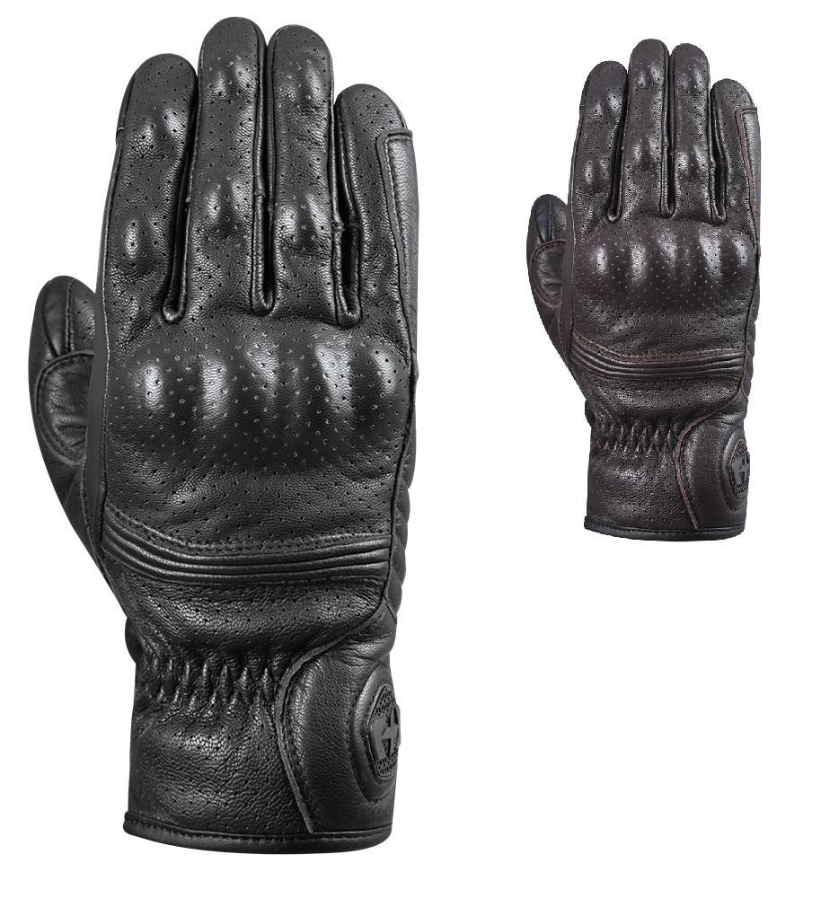 Oxford Tucson 1.0 Leather Motorcycle Summer Gloves | Lightweight, Breathable & Durable for Warm Weather Rides-Win Impex Moto