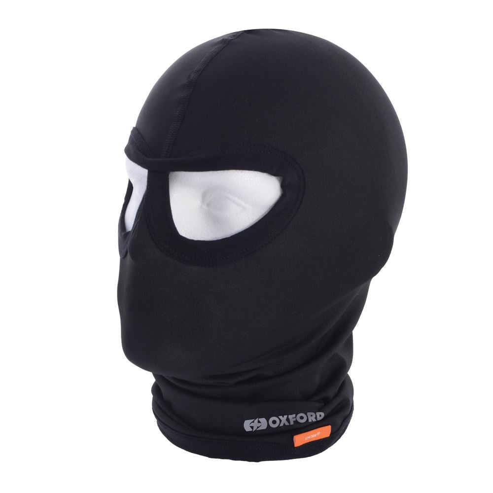 Oxford Sensitive Skin Motorcycle Balaclava Eyes Lycra Black-Win Impex Moto