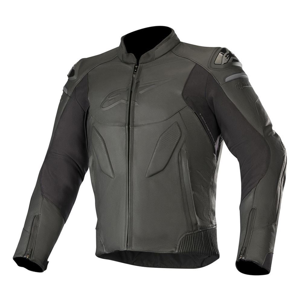Alpinestars Caliber Leather Sports Jacket Black-Win Impex Moto