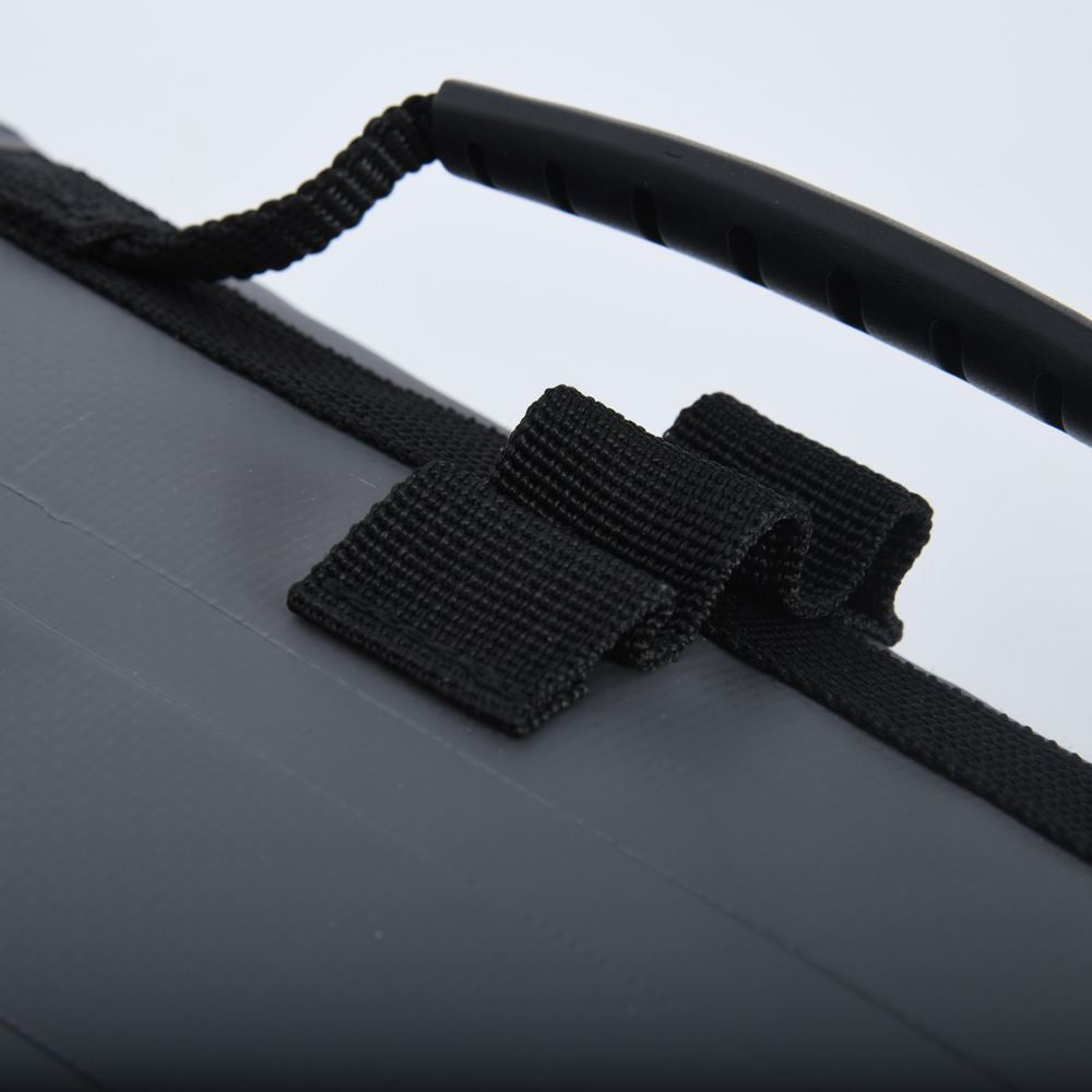 Oxford Aqua T8 Detailing Motorcycle Tail Bag Pack Black Grey-Win Impex Moto