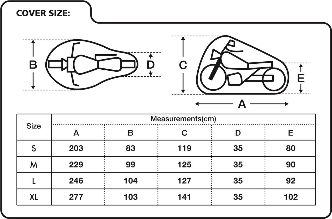 Oxford Protex Stretch Indoor Motorcycle Cover | Premium Stretch-Fit | Red Large | Superior Protection-Win Impex Moto