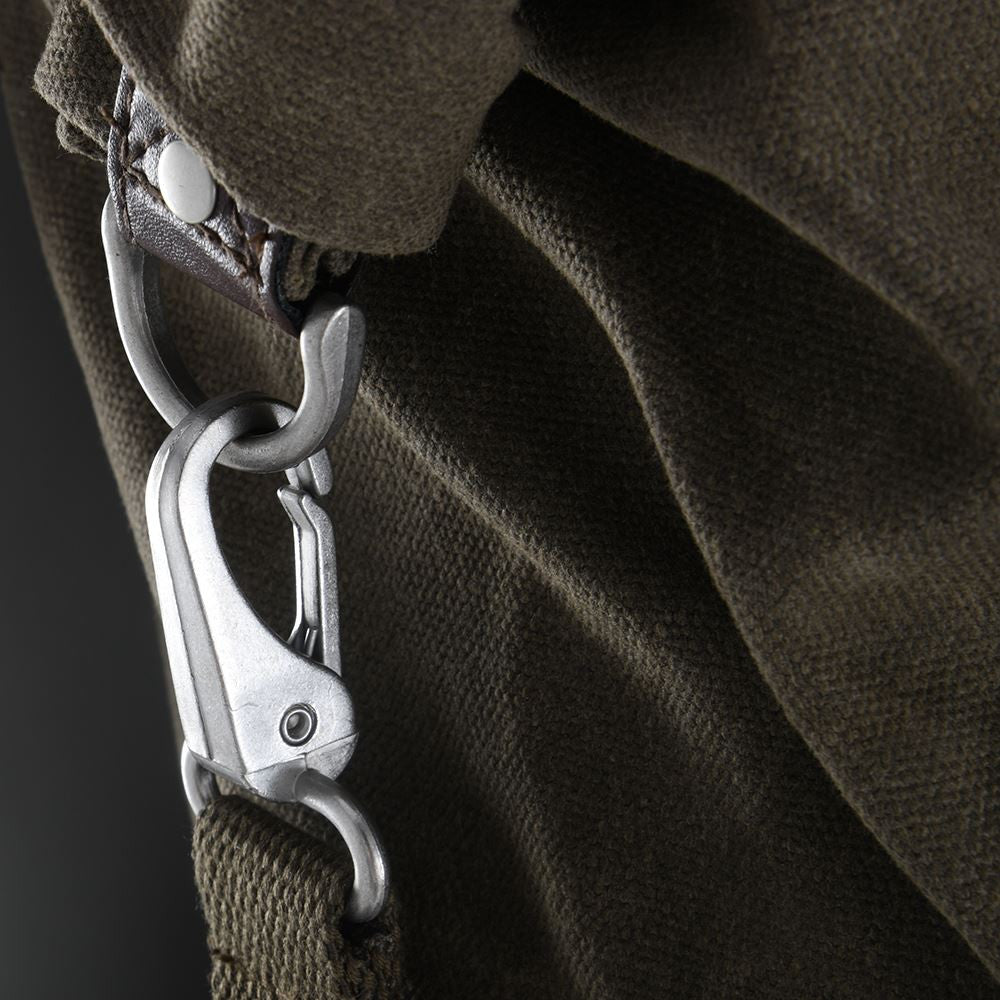 Oxford Heritage Motorcycle Panniers Khaki-Win Impex Moto