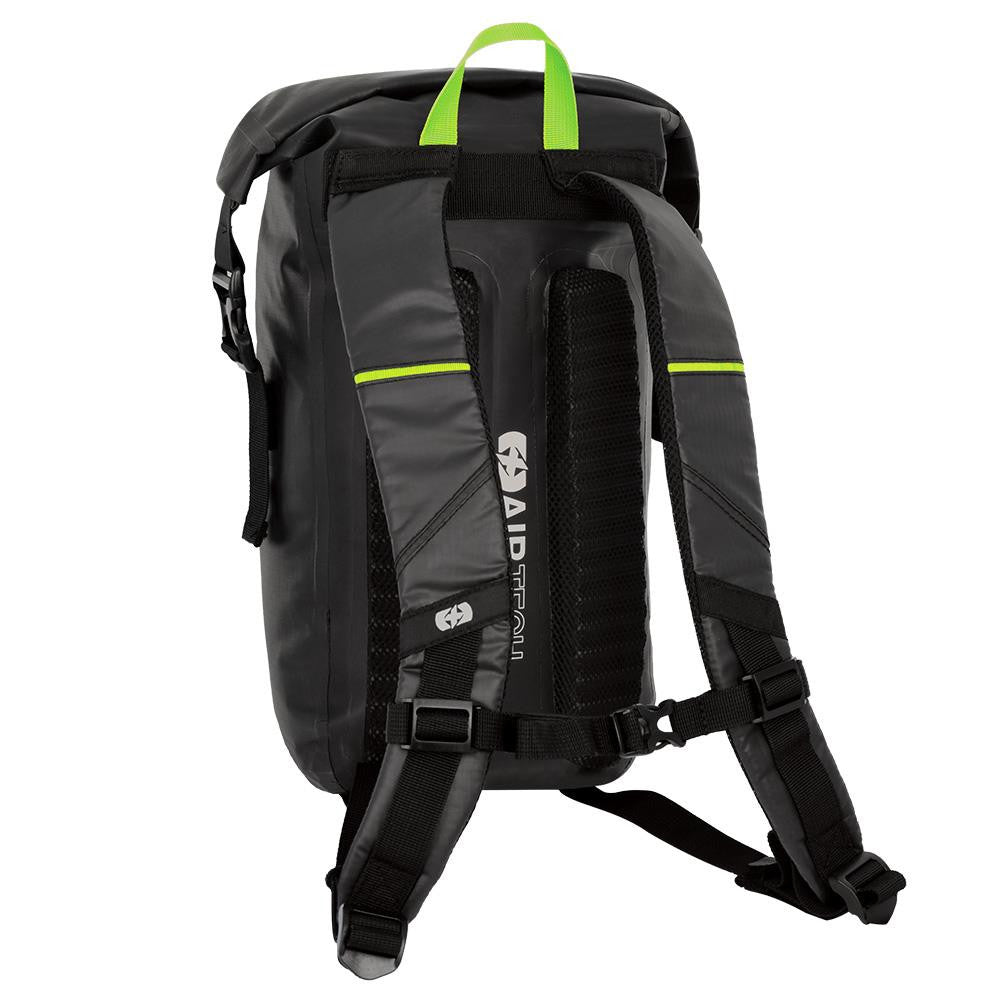 Oxford Aqua Evo 12L Motorcycle Rip Stop Backpack Luggage Black-Win Impex Moto