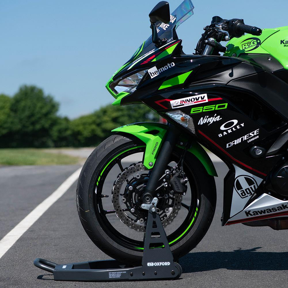 Oxford Zero-G Lite Motorcycle Motorbike Front Paddock Stand-Win Impex Moto