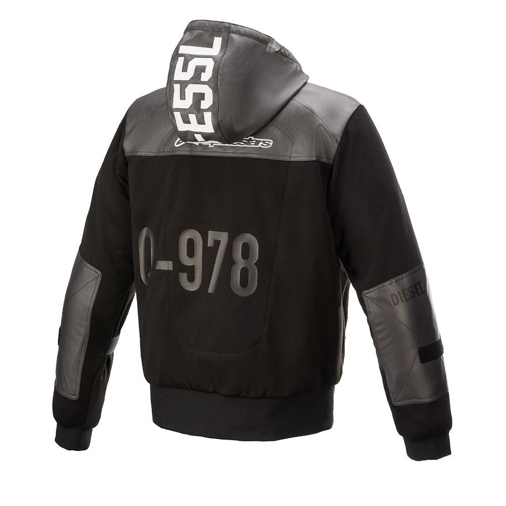 Alpinestars Shotaro Motorbike Hoodie Black-Win Impex Moto