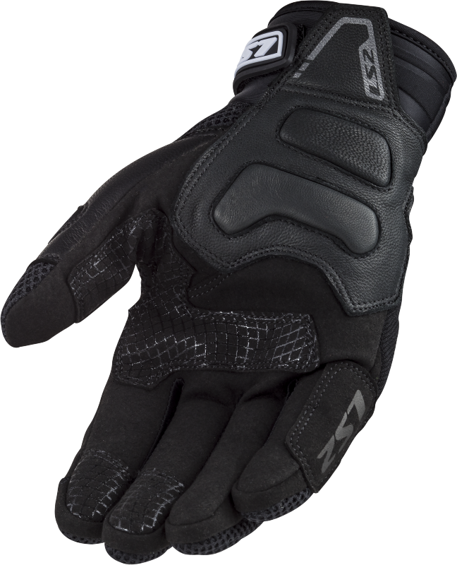 LS2 Vega Short Man Summer GoatSkin Leather Off-Road Motorbike Gloves-Win Impex Moto