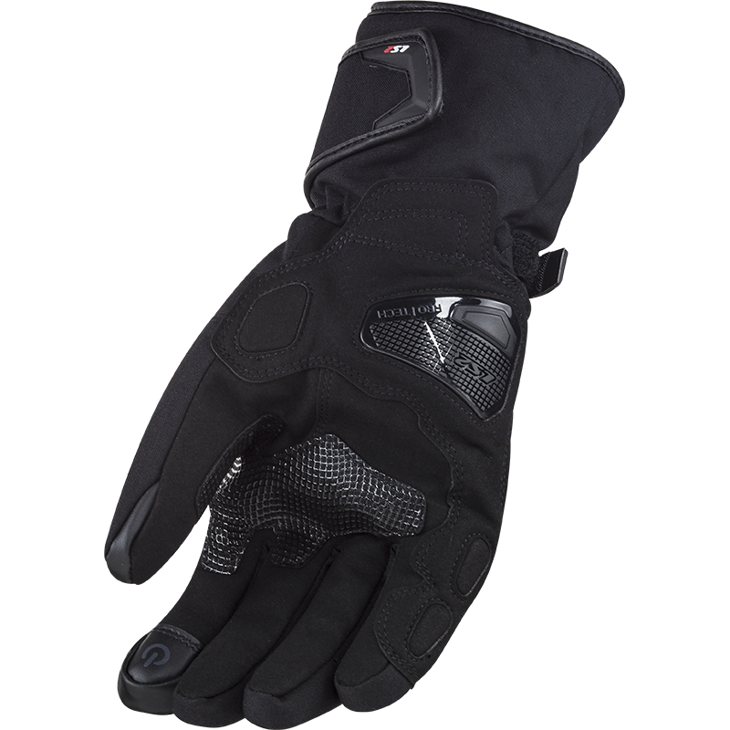 LS2 Snow Man Waterproof Textile Touring Motorbike Gloves-Win Impex Moto