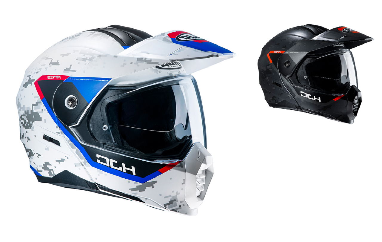 HJC C80 Bult Dual Sport Adventure Motorcycle Motorbike Helmet-Win Impex Moto