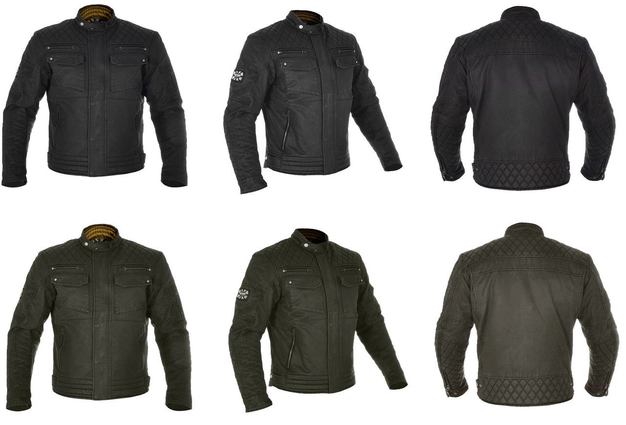 Oxford Hardy Wax Classically Styled Motorcycle Touring Jacket-Win Impex Moto