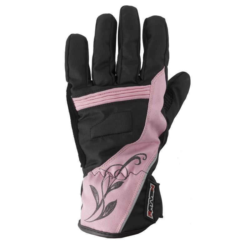 Rayven Diamond Ladies Motorcycle Motorbike Leather Gloves Reinforced-Win Impex Moto