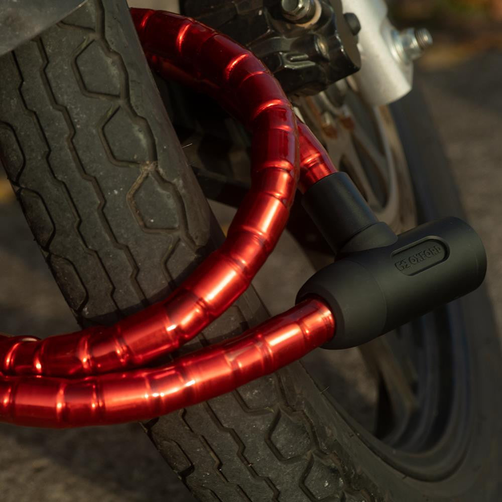 Oxford Barrier Motorcycle Motorbike Security Cable Lock-Win Impex Moto