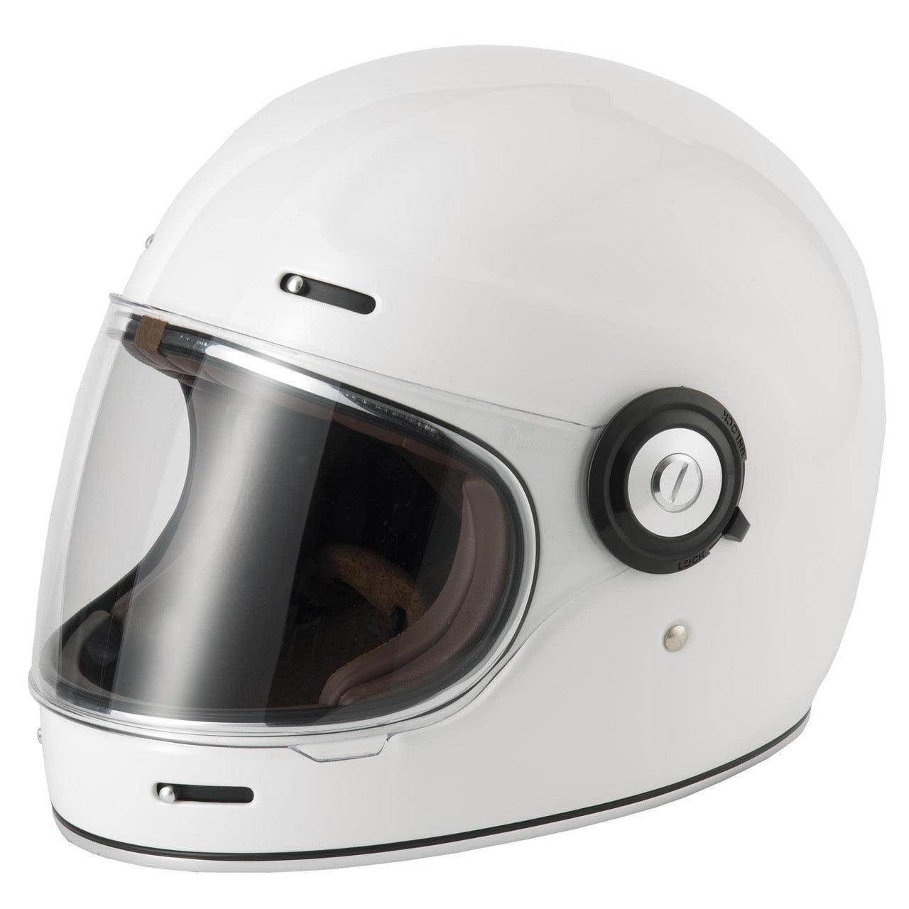 Vcan V135 Full Face Motorcycle Retro Vintage Helmet-Win Impex Moto
