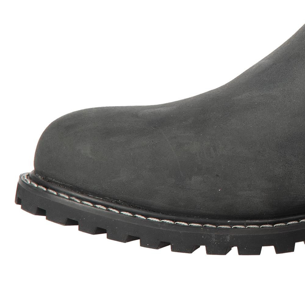Oxford Sofia Women Motorbike Short Boots Black & Charcoal-Win Impex Moto