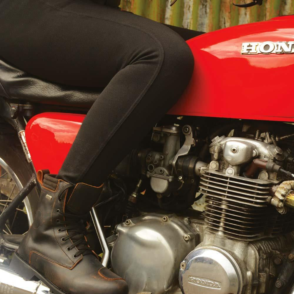 Oxford Super Womens Motorcycle Leggings 2.0 Black Long Leg-Win Impex Moto