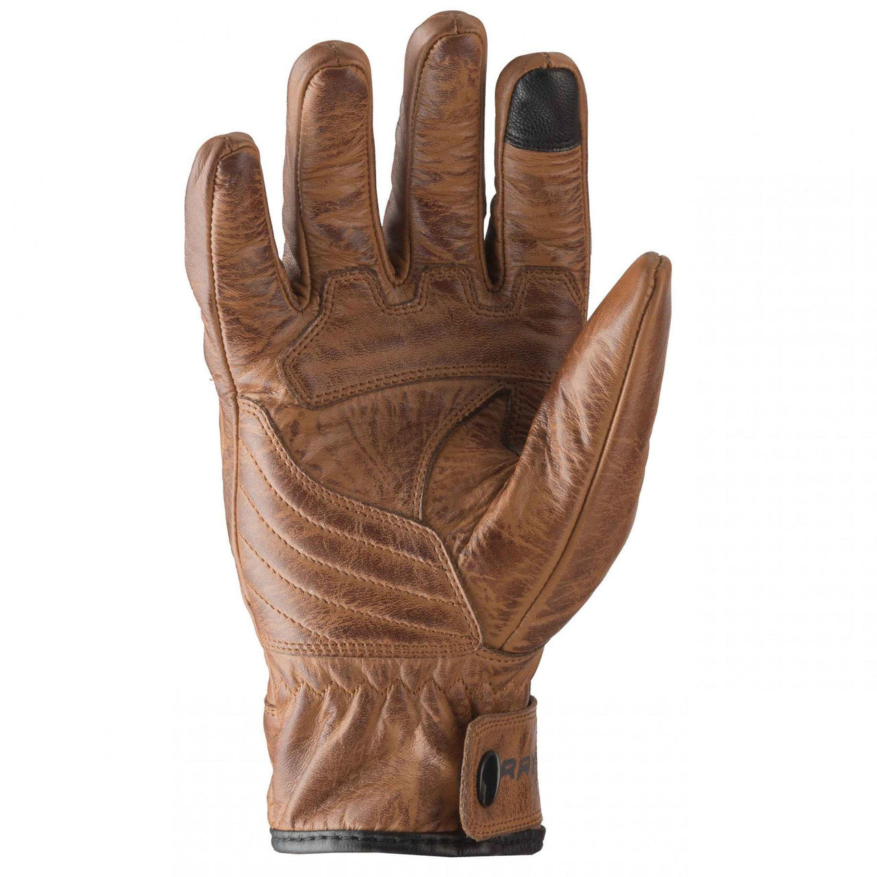 Rayven Vintage Motorcycle Motorbike Touring CE Leather Gloves – Summer Cruiser-Win Impex Moto