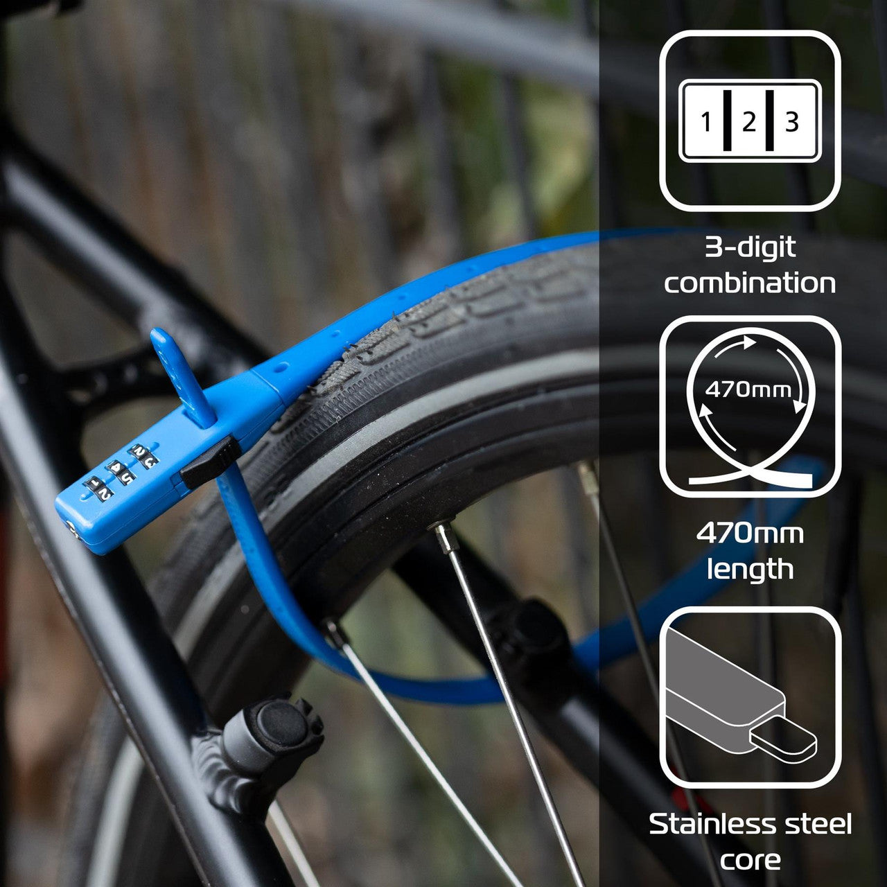 Oxford Combi Zip Lock Blue-Win Impex Moto